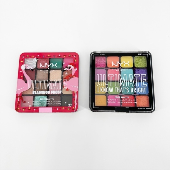 2 NYX Ultimate Eyeshadow Palettes - Bundle - Picture 1 of 7